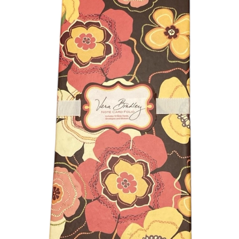 Vera Bradley Floral Note Card Folio (set of 48)